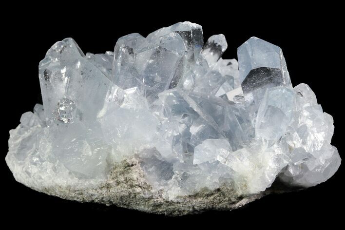 Sky Blue Celestine (Celestite) Crystal Cluster - Madagascar #75947